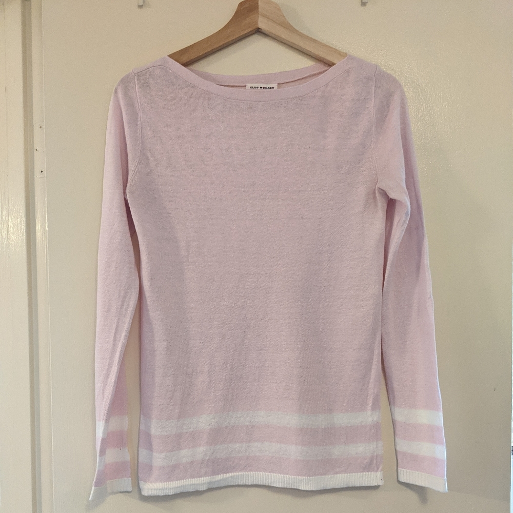 Club Monaco Light pink sweater